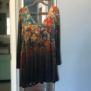 Free people ombré low back dress